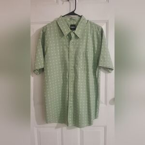 NWOT RSQ Light Green Patterned Casual Shirt